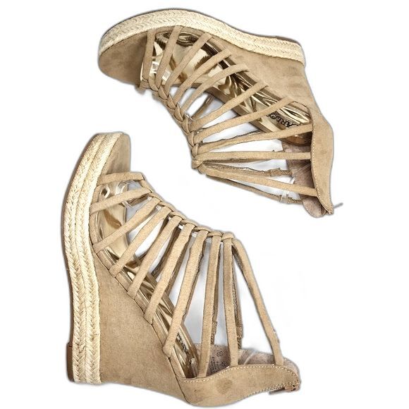 Carlos by Carlos Santana NIB Camilla Sand Vegan Wedge Espadrille Sandal Size 9 - Picture 6 of 12